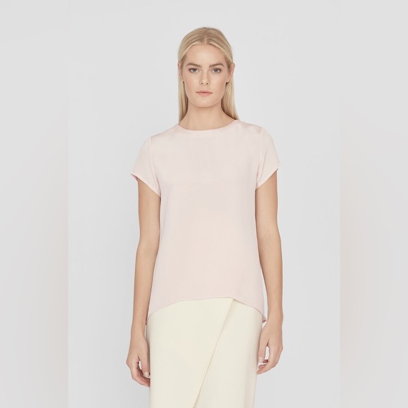 Cuyana Tops - Cuyana Blush Pink 100% Silk Blouse, size Medium